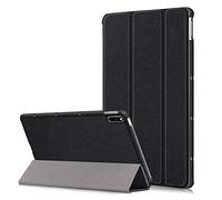 RLTech Coque pour Huawei MatePad T10S - Ultra Slim PU Cuir Coque Case avec Stand Étui Housse pour Huawei MatePad T10S 2020, Noir
