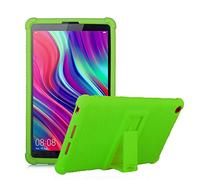 RLTech Coque pour Huawei MediaPad M5 Lite 8 Pouce, Ultra Slim Soft Housse en Silicone Coque Case Étui avec Stand pour Huawei MediaPad M5 Lite 8 Pouce, Vert