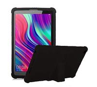 RLTech Coque pour Huawei MediaPad M5 Lite 8 Pouce, Ultra Slim Soft Housse en Silicone Coque Case Étui avec Stand pour Huawei MediaPad M5 Lite 8 Pouce, Noir