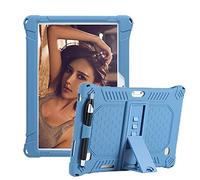 RLTech Coque pour iProda T1045L, Silicone Antichoc Léger Housse de Protection avec Support Stand pour iProda T1045L 10.1 Pouce, Bleu foncé