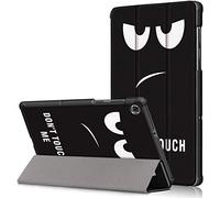 RLTech Coque pour Lenovo M10 FHD REL X605 FC/LC - Ultra Slim PU Cuir Coque Case avec Stand avec Auto Wake-Sleep Étui Housse pour Lenovo M10 FHD REL X605 FC/LC, Œil