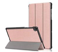 RLTech Coque pour Lenovo Tab M10 FHD Plus - Ultra Slim PU Cuir Coque Case avec Stand Étui Housse pour Lenovo Tab M10 FHD Plus TB-X606F 10.3 Pouce (Or Rose)