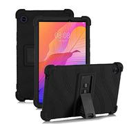 RLTech Coque pour Lenovo Tab M10 FHD Plus, Ultra Slim Soft Housse en Silicone Coque Case Étui avec Stand pour Lenovo Tab M10 FHD Plus TB-X606F 10.3 Pouce, Noir