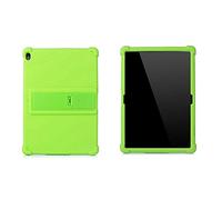RLTech Coque pour Lenovo Tab M10 FHD REL X605 FC/LC, Ultra Slim Soft Housse en Silicone Coque Case Étui avec Stand pour Lenovo Tab M10 FHD REL X605 FC/LC, Vert
