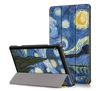 RLTech Coque pour Lenovo Tab M10 - Ultra Slim PU Cuir Coque Case avec Stand Étui Housse pour Lenovo Tab M10 TB-X605F/X605L, Ciel