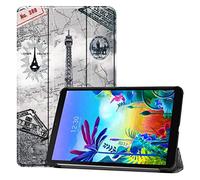 RLTech Coque pour LG G Pad 5 - Ultra Slim PU Cuir Coque Case avec Stand Étui Housse pour LG G Pad 5 10,1 Pouces (La Tour)
