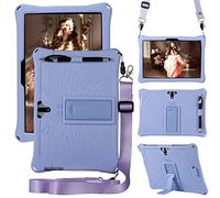 RLTech Coque pour MEBERRY M6, Silicone Antichoc Léger Housse de Protection avec Support Stand pour MEBERRY M6/TOSCiDO K108 W109 K107/YOTOPT K107/ALLDOCUBE iPlay10 Pro M5XS/HOTREALS 10/Era 10, Violet