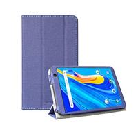 RLTech Coque pour Pritom 8 Pouce - Ultra Slim PU Cuir Coque Case avec Stand Étui Housse pour Pritom 8 Pouce, Bleu
