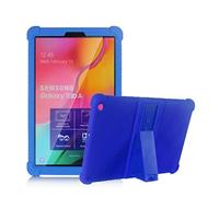 RLTech Coque pour Samsung Galaxy Tab A 10.1 2019, Ultra Slim Soft Housse en Silicone Coque Case Étui avec Stand pour Samsung Galaxy Tab A 10.1 Pouce T510/T515 2019 Tablet, Bleu