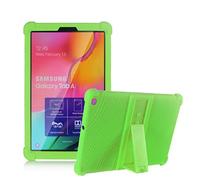 RLTech Coque pour Samsung Galaxy Tab A 10.1 2019, Ultra Slim Soft Housse en Silicone Coque Case Étui avec Stand pour Samsung Galaxy Tab A 10.1 Pouce T510/T515 2019 Tablet, Vert