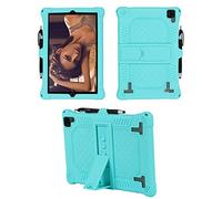 RLTech Coque pour VANKYO MatrixPad S21, Silicone Antichoc Léger Housse de Protection avec Support Stand pour VANKYO MatrixPad S21, Vert