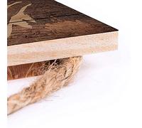 RLVH Décoration à suspendre à une porte avec inscription You Can'T Buy Happiness But Can Marry A Mexican Wood Sign Gifts for the Office Bathroom Decor Wall Art Funny (15 x 28 cm)