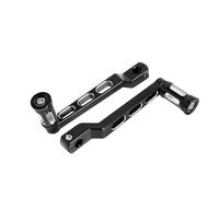 RLVYTA Sélecteur Vitesse Gear Shifter en Métal 1 paire de leviers de vitesse pour Harley Softail Touring Road King Electra Street Tri Glide Ultra Classic Alliage d'aluminium Leviers Sélecteurs(Black)