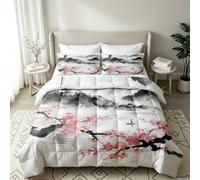 RLYXGS Couette 140x200 Fleurs De Cerisier Couette sans Housse