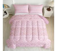 RLYXGS Motif Fair Isle Couette Imprimée sans Housse 200x200 cm