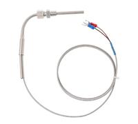 RLZQSGOT Capteurs de température EGT en Acier Inoxydable -100 à 1250 °C, thermocouple de Type K for sonde de température des gaz d'échappement du Moteur 1 m/2 m/3 m/4 m/5 m(1M)