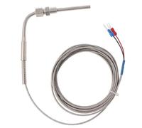 RLZQSGOT Capteurs de température EGT en Acier Inoxydable -100 à 1250 °C, thermocouple de Type K for sonde de température des gaz d'échappement du Moteur 1 m/2 m/3 m/4 m/5 m(for 3Meter)