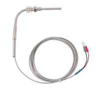 RLZQSGOT Capteurs de température EGT en Acier Inoxydable -100 à 1250 °C, thermocouple Type K for sonde de température des gaz d'échappement du Moteur, 1/8" NPT(2M)