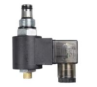 RLZQSGOT Électrovanne hydraulique à Filetage enfichable for décharge de Pression à Deux Positions, Deux normalement fermées DHF08-220H LSV08-2NCPM(12V)