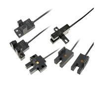 RLZQSGOT Lot de 2 modules de capteur photoélectrique à Fente de 5 mm, Interrupteur de Fin de Course à glissière, Quatre Fils, 5-24 V CC, normalement Ouvert, NPN(R Npn)