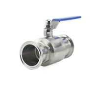 RLZQSGOT Robinet à tournant sphérique Droit sanitaire d'acier Inoxydable de 3/4 "1" 1-1/4 "1-1/2" 304 for Le Produit 9/25/32/38/51mm(19mm x Ferrule 50.5)