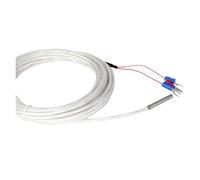 RLZQSGOT Sonde de température PT100 en Acier Inoxydable 304, Plage de Mesure : 0-100 °C / 0-200 °C(0-200c 4m Cable)