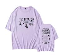 RM Album T-Shirts RightPlaceWrongPerson Tees RapMonster Nam-joon Kim Haut Unisexe(Color:Purple-1,Size:M)
