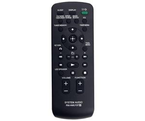 RM-AMU137 Télécommande de rechange pour système d'accueil audio domestique Sony FST-GTK11IP FST-GTK33IP CMT-LX50WMR CMT-MX500I HCD-MX500I SS-CMX500U SS-CMX500 CMT-HX50BTR SS-CHX50 HCD-HX50BTR