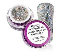 RM Beautynails Gel de construction à paillettes No 3 - Gel UV LED - 1 x 15 ml
