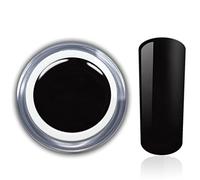 RM Beautynails Gel de couleur UV noir sans couche de transpiration 5 ml - Gel de couleur brillant Blackhole, gel à ongles LED UV à fort pouvoir couvrant pour une couverture complète et un studio de