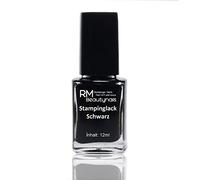 RM Beautynails Vernis à tampon, noir, 12 ml