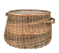 RM Design Panier en osier pour bois de chauffage Panier à linge ou décoration Diamètre 50 cm