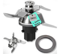 RM Pro® Lames Vorwerk Thermomix TM31 + Joint supplémentaire. (Comprend 2 Joints d'étanchéité) - Acier Inoxydable SUS420 - Couteau Vorwerk Thermomix Bimby