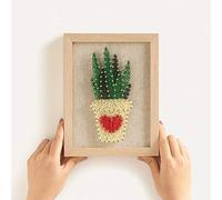 RM Studio FunSpace Kit de Bricolage avec Tous Les Accessoires nécessaires et Cadre pour Enfants, étudiants et Adultes : kit de Bricolage, décorations murales pour la Maison, Cadeau Unique (Aloe)