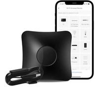 RM4 Pro Télécommande universelle IR BroadLink, hub tout-en-un, fonction d'apprentissage du code, TV, STB, climatisation, moteur de rideau compatible avec Alexa. (Wi-Fi 2,4 GHz uniquement)
