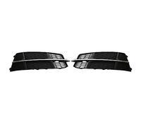 RMBIECFH Accessoires Auto Pour AUDI A6 C7 S-line 2015 2016 2017 2018 Voiture Pare-chocs Avant Antibrouillard Couverture Grilles 4G0807681AN(Chrome Line Sports)