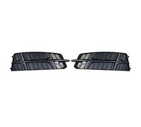 RMBIECFH Pour AUDI A6 C7 S-line 2015 2016 2017 2018 Voiture Pare-chocs Avant Antibrouillard Couverture Grilles Abat-jour Accessoires 4G0807681AN(Black Line Sports)