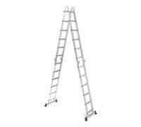 RMBO - Échelle pliante multifonction 4x6 - Échelle pliante - 6,90 m de long - Échelle compacte et portable - 13 positions - Convient pour un usage privé et professionnel - Charge max. 150 kg, EN 131.6