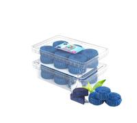 RMBO Nettoyant WC - Pack de 24 Blocs WC Eau Bleue, Blocs de Toilette Encastrés pour Réservoirs Grohe et Geberit, Action Rapide en 5 Minutes, Fraîcheur Durable de 3 Semaines par Bloc
