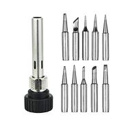 RMENOOR Lot de 10 Pointes de Fer à Souder 900M-T (B/I/K/C/D), Pointes de Fer à Souder de Remplacement Sans Plomb en Cuivre Pur, Compatible avec Station de Soudure Hakko Quick Aoyue Yihua Maplin ABF