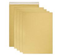 RMENOOR Lot de 50 Enveloppes A4 Kraft Enveloppes d'Expédition Marron Grandes Enveloppes Sans Fenêtre Enveloppe avec Fermeture Auto-adhésive Enveloppe Cartonnée A4 pour l'Envoi de Factures, Lettres