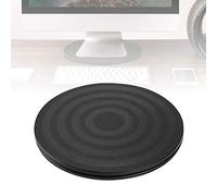 RMENOOR Tourne-Disque Rotatif Rotatif à 360 Degré Plateau Pivotant TV Support Pivotant Plateau Universel Rond Plateau Tournant Manuel avec Roulement à Bille en Acier pour TV Ordinateur Artisanat Noir