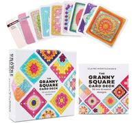 Rmerasor Granny Square Lot de 50 cartes au crochet avec inscription au crochet et photo pour chaque Granny Square et livret pratique So-Geht's