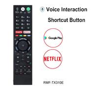 RMF-TX200P RMF-TX310E RMF-TX310U RMF-TX200U RMF-TX200E voix remplacement Télécommande avec Micro pour Sony 4K Smart Bravia TV - Type RMF-TX310E