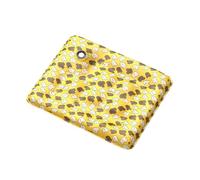 RmG384 Tapis de jeu à détection d'eau pour enfants - Sensation de fraîcheur et de confort - Jaune - 50 x 60 cm