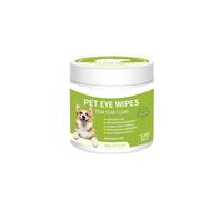 RmG452 Lot de 100 lingettes nettoyantes pour yeux de chien, détachant les larmes d'ange pour tous les chiens et chats, lingettes nettoyantes pour les yeux d'animaux domestiques avec enzymes pour
