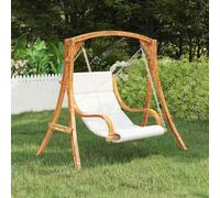 RMIHSJG Chaise longue suspendue sans armature avec coussin en bois massif pour terrasse et jardin, chaise longue flottante ergonomique avec finition en teck et coussin confortable rembourré épais