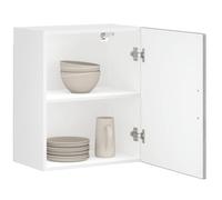 RMIHSJG Lot de 2 armoires de cuisine suspendues en bois Sonoma gris avec porte pratique et beaucoup d'espace de rangement pour une organisation optimale de l'espace et un nettoyage facile