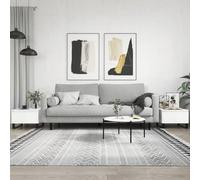 RMIHSJG Lot de 2 tables basses - Blanc brillant - 50 x 46 x 35 cm - Matériau du bois - Table basse de salon - Table d'appoint d'extérieur - Petite table pour salon, bureau, chambre à coucher