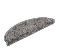 RMIHSJG Lot de 30 tapis d'escalier, gris, 56 x 17 x 3 cm, antidérapants, en polypropylène tufté, insonorisants et chauds pour une protection sûre des marches, lavables et pliables avec double face